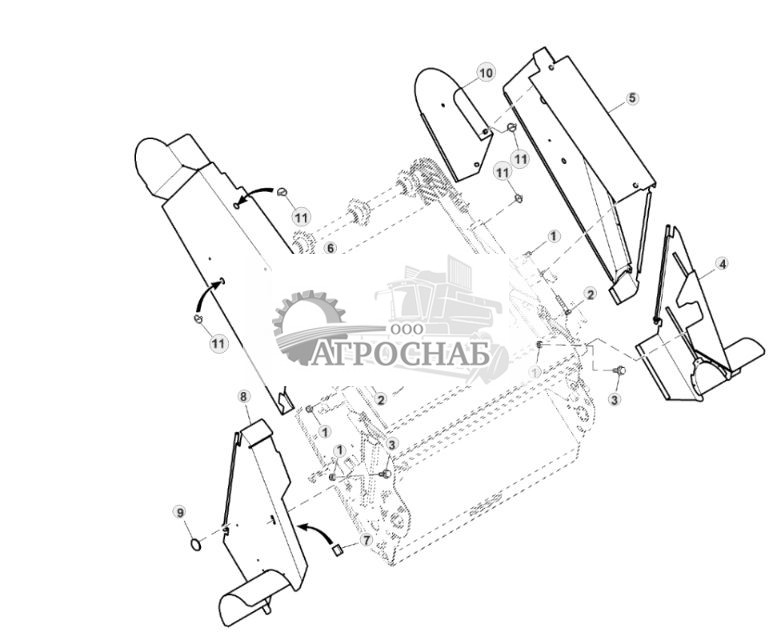 Щиток привода наклонной камеры - ST823956 587.jpg
